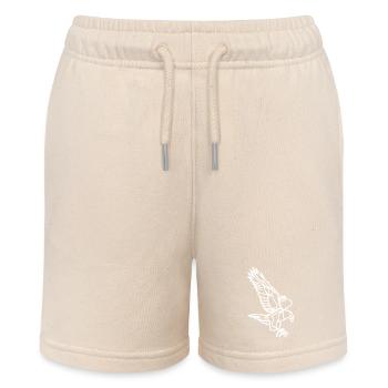 Aigle blanc en vol - Short bio MINI BOLTER Stanley/Stella Ado - écru doux - Devant