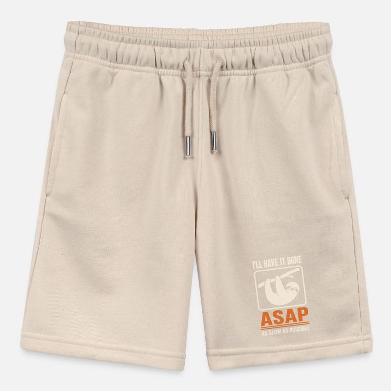 ASAP Langsam Sloth Motiv Stanley/Stella Teenager Bio-Joggingshorts MINI BOLTER