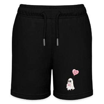 be my boo - Geschenkidee zum Valentinstag - Stanley/Stella Teenager Bio-Joggingshorts MINI BOLTER - Schwarz - Vorne