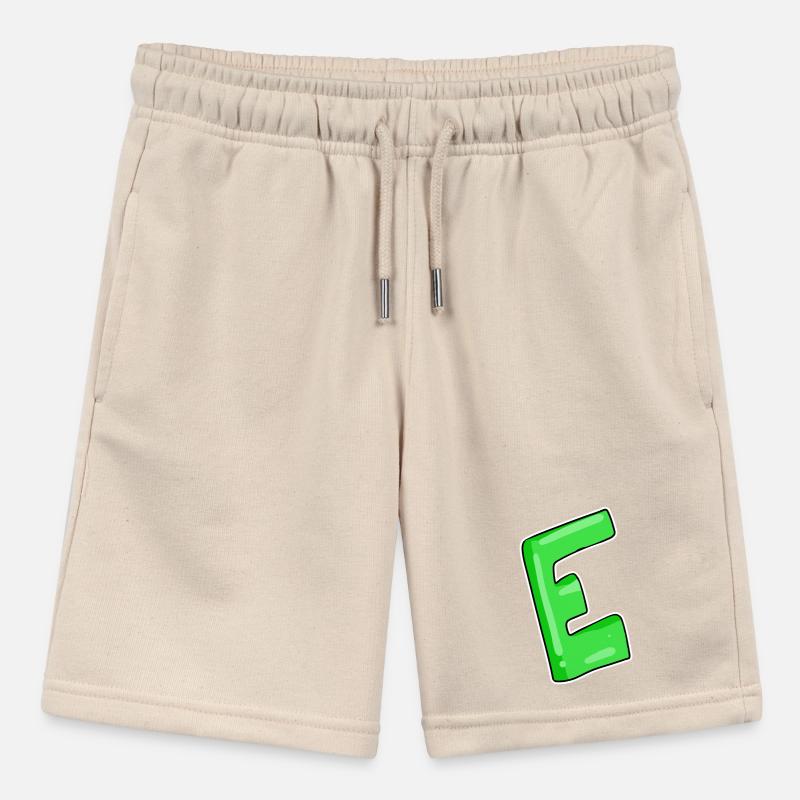 Buchstabe E Anfangsbuchstabe Stanley/Stella Teenager Bio-Joggingshorts MINI BOLTER