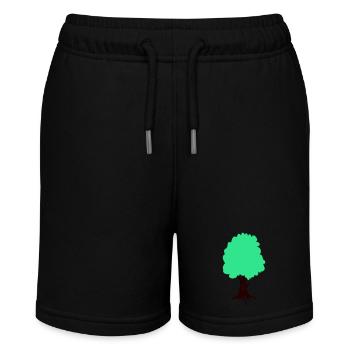 baum - Stanley/Stella Teenager Bio-Joggingshorts MINI BOLTER - Schwarz - Vorne