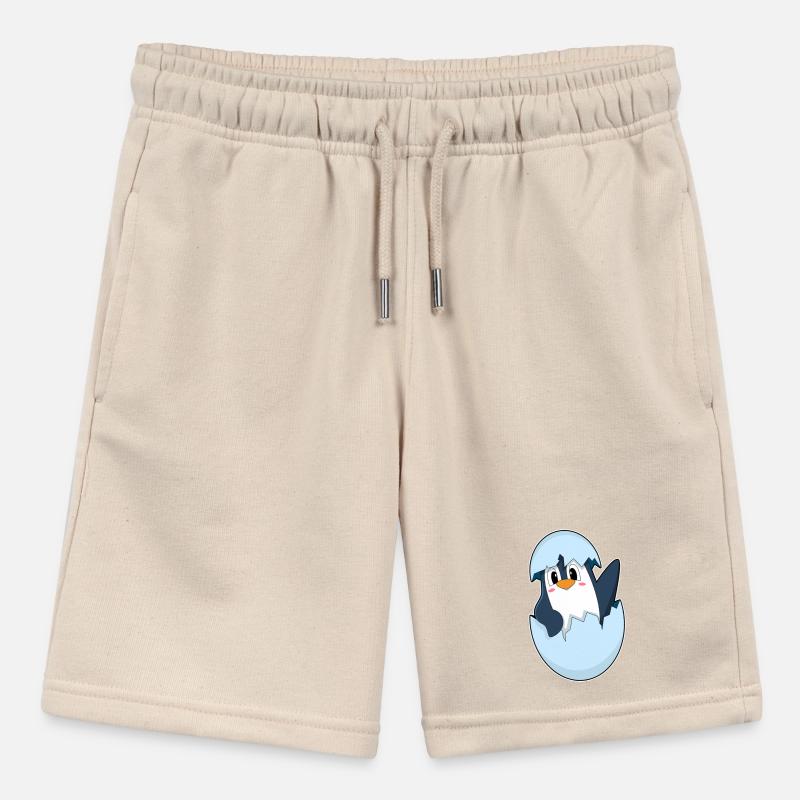 Penguin Eggshell Stanley/Stella MINI BOLTER Organic Teen Jogging Shorts