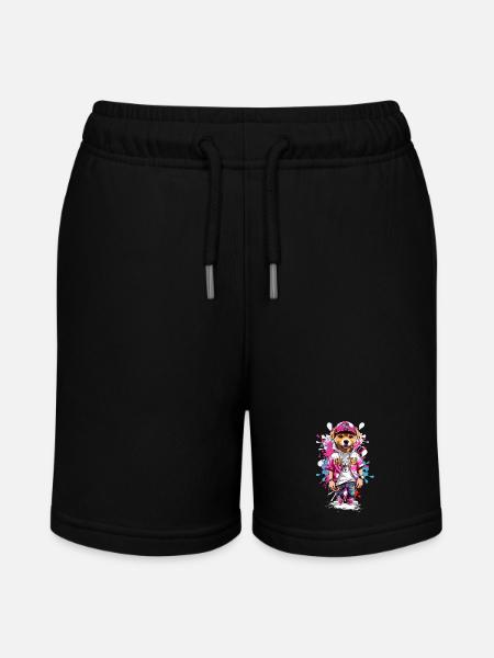 Hund - Stanley/Stella Teenager Bio-Joggingshorts MINI BOLTER - Schwarz