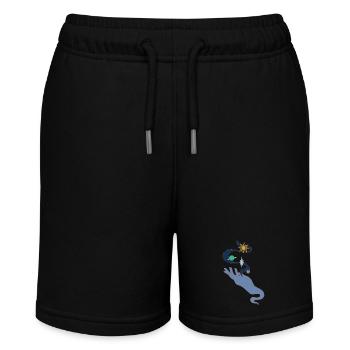 Universe in hand colour - Stanley/Stella Teenager Bio-Joggingshorts MINI BOLTER - Schwarz - Vorne