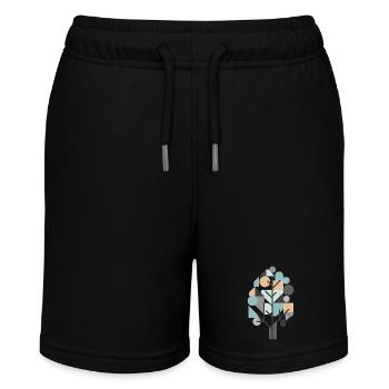 Baum - Stanley/Stella Teenager Bio-Joggingshorts MINI BOLTER - Schwarz - Vorne