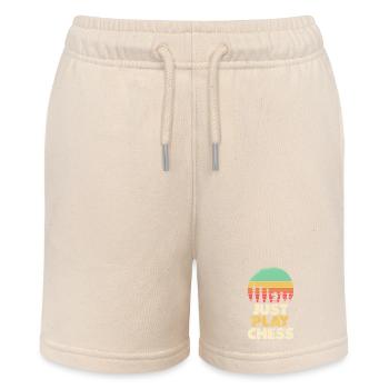 Jouez simplement aux échecs Retro Sunset - Short bio MINI BOLTER Stanley/Stella Ado - écru doux - Devant