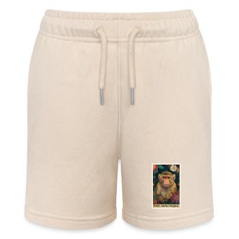 Macaque Macaque - Stanley/Stella MINI BOLTER Organic Teen Jogging Shorts - soft Ecru - Front