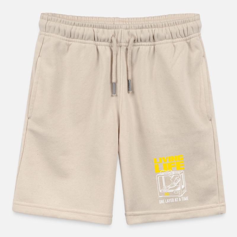 3D Printing Life Layer by Layer Printer Stanley/Stella MINI BOLTER Organic Teen Jogging Shorts