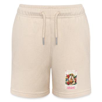 This Is My Ukulele Playing Shirt Hawaii Gitarre - Stanley/Stella Teenager Bio-Joggingshorts MINI BOLTER - Natur - Vorne
