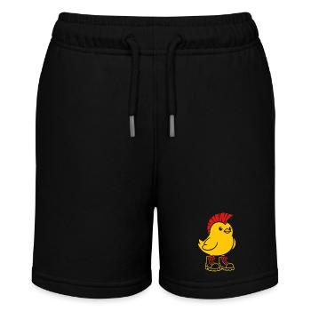Punk chick in red boots - Stanley/Stella MINI BOLTER Organic Teen Jogging Shorts - black - Front