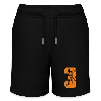 NUMÉRO 3 BASKETBALL 3E ANNIVERSAIRE - Short bio MINI BOLTER Stanley/Stella Ado - noir - Devant