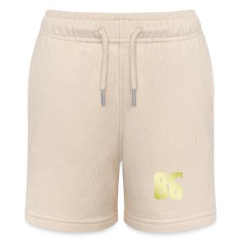86 Zahl Vintage - Stanley/Stella Teenager Bio-Joggingshorts MINI BOLTER - Natur - Vorne