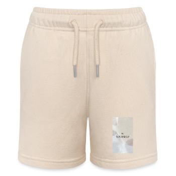 BE YOURSELF - Sei du selbst - Stanley/Stella Teenager Bio-Joggingshorts MINI BOLTER - Natur - Vorne