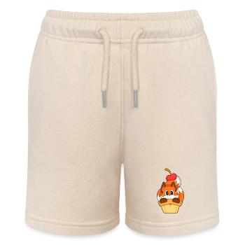 Cornet de glace Fox - Short bio MINI BOLTER Stanley/Stella Ado - écru doux - Devant