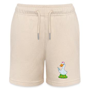 Duck Nurse Nursing Everyday Life - Stanley/Stella MINI BOLTER Organic Teen Jogging Shorts - soft Ecru - Front