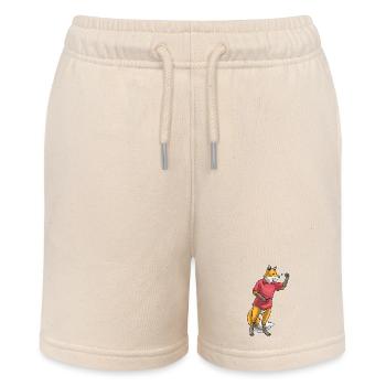 Fuchs Dart Dartpfeil - Stanley/Stella Teenager Bio-Joggingshorts MINI BOLTER - Natur - Vorne