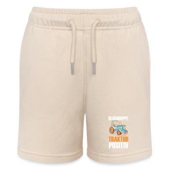 Farmer Farm Farmer Farmer Tractor - Stanley/Stella MINI BOLTER Organic Teen Jogging Shorts - soft Ecru - Front