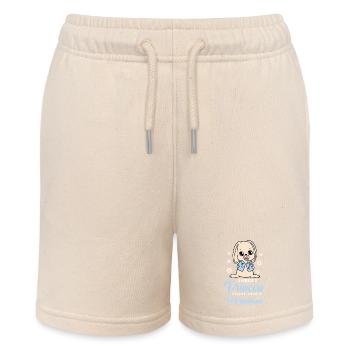 Kleines Häschen wird Tierärztin - Stanley/Stella Teenager Bio-Joggingshorts MINI BOLTER - Natur - Vorne