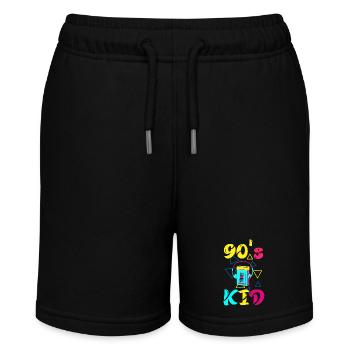 90s Kid Forever – t-shirt rétro pour les fans des années 90 - Short bio MINI BOLTER Stanley/Stella Ado - noir - Devant