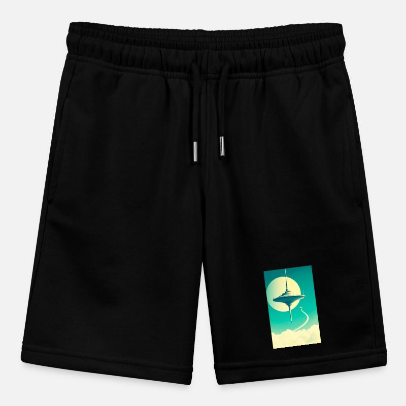Cities Begin to Float Above the Clouds Stanley/Stella MINI BOLTER Organic Teen Jogging Shorts