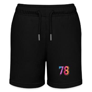 78 Zahl Comic - Stanley/Stella Teenager Bio-Joggingshorts MINI BOLTER - Schwarz - Vorne