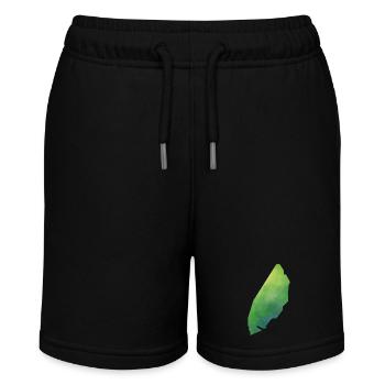 Texel - Stanley/Stella Teenager Bio-Joggingshorts MINI BOLTER - Schwarz - Vorne