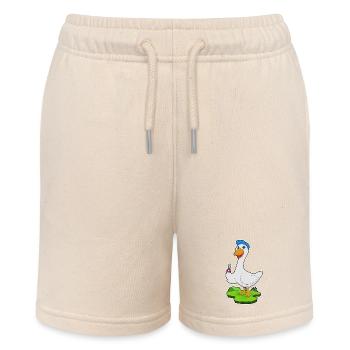 Ente Friseur Schere - Stanley/Stella Teenager Bio-Joggingshorts MINI BOLTER - Natur - Vorne