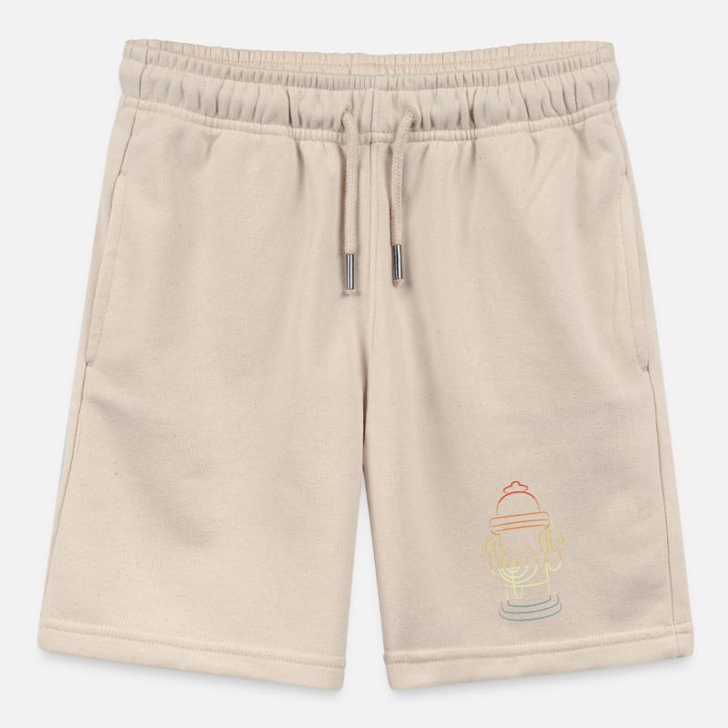 Retro Fire Hydrant Stanley/Stella MINI BOLTER Organic Teen Jogging Shorts
