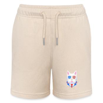 West Highland Terrier - Stanley/Stella MINI BOLTER Organic Teen Jogging Shorts - soft Ecru - Front