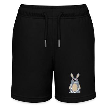 Crazy Rabbit - Stanley/Stella MINI BOLTER Organic Teen Jogging Shorts - black - Front