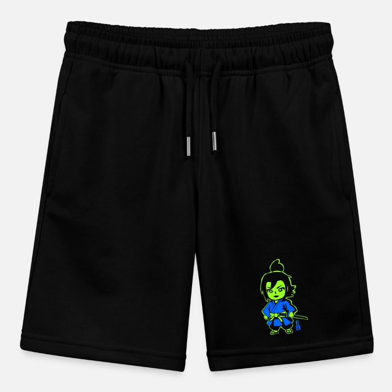 Neon Ninja Chibi in Kimono Stanley/Stella MINI BOLTER Organic Teen Jogging Shorts