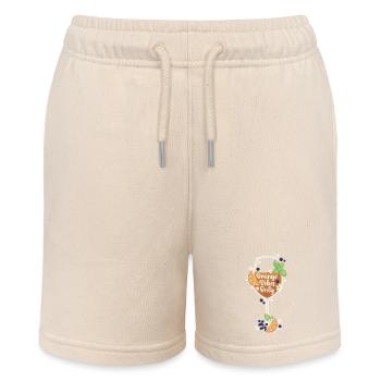 Orange Vibes Only –Spritz Getränk - Stanley/Stella Teenager Bio-Joggingshorts MINI BOLTER - Natur - Vorne