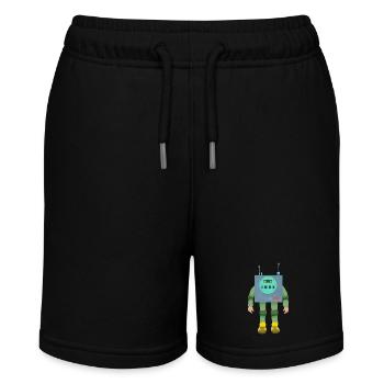 Robo-Boy - Stanley/Stella MINI BOLTER Organic Teen Jogging Shorts - black - Front