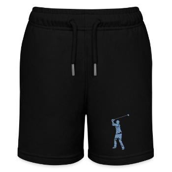 Silhouette de golfeur de golf - Design Grunge blanc - Short bio MINI BOLTER Stanley/Stella Ado - noir - Devant