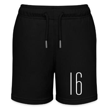 16 - Stanley/Stella Teenager Bio-Joggingshorts MINI BOLTER - Schwarz - Vorne