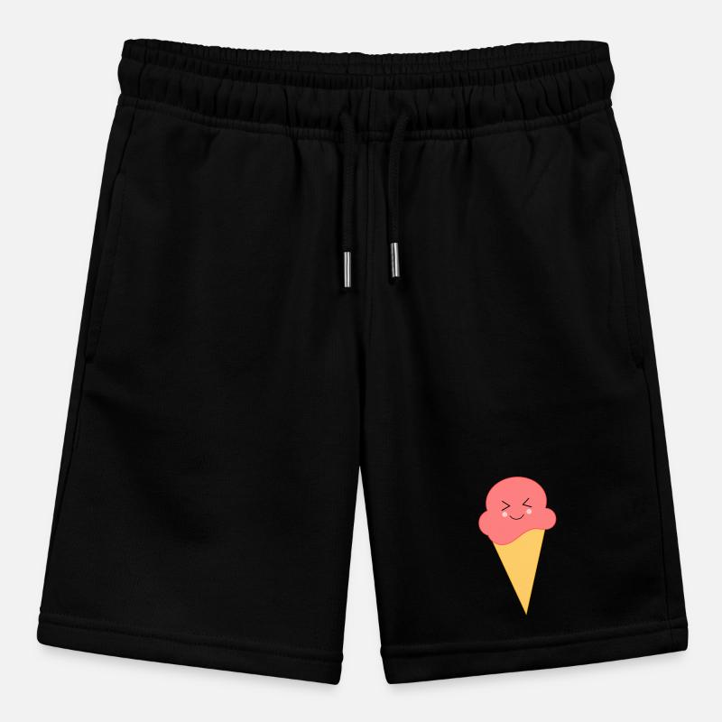 Eis Eiscreme Erdbeereis Stanley/Stella Teenager Bio-Joggingshorts MINI BOLTER