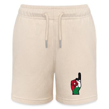 Jordan flag number 1 - Stanley/Stella MINI BOLTER Organic Teen Jogging Shorts - soft Ecru - Front