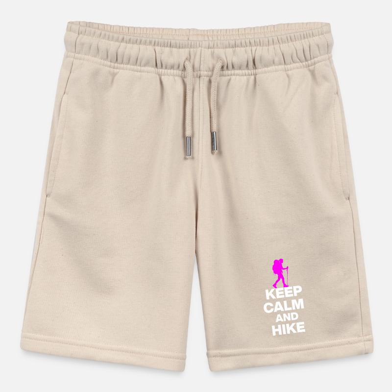 KEEP CALM AND HIKE ON, WANDERLUST, GIFT 🚶 Stanley/Stella MINI BOLTER Organic Teen Jogging Shorts