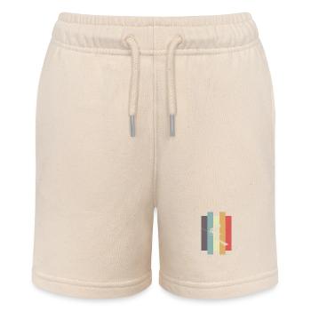 Ski fahren Ski Motiv für Schi Fahrer Schifahrer - Stanley/Stella Teenager Bio-Joggingshorts MINI BOLTER - Natur - Vorne