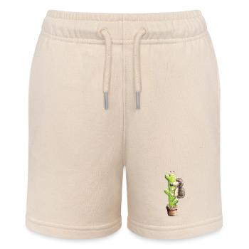 Igel in Love - Stanley/Stella Teenager Bio-Joggingshorts MINI BOLTER - Natur - Vorne