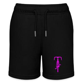 Road Front Silhouette - Stanley/Stella MINI BOLTER Organic Teen Jogging Shorts - black - Front