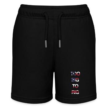 TOO BIG TO RIG 2024 - Stanley/Stella Teenager Bio-Joggingshorts MINI BOLTER - Schwarz - Vorne
