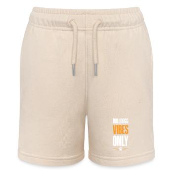 Bulldogg Vibes Only - Stanley/Stella Teenager Bio-Joggingshorts MINI BOLTER - Natur - Vorne