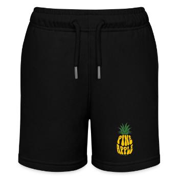 Pineapple Fruit Ananas Obst - Stanley/Stella MINI BOLTER Organic Teen Jogging Shorts - black - Front