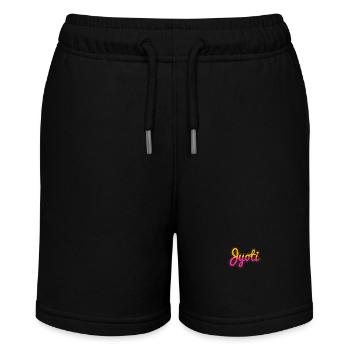 Jyoti designstyle smoothie o removebg preview - Stanley/Stella MINI BOLTER Organic Teen Jogging Shorts - black - Front