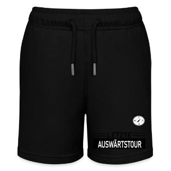 Letzte Auswärtstour Team - Stanley/Stella Teenager Bio-Joggingshorts MINI BOLTER - Schwarz - Vorne