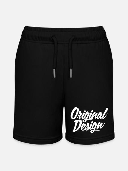 Original Design - Stanley/Stella Teenager Bio-Joggingshorts MINI BOLTER - Schwarz