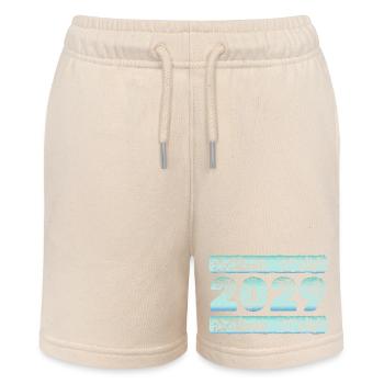 Eiskalt 2029 - Stanley/Stella Teenager Bio-Joggingshorts MINI BOLTER - Natur - Vorne