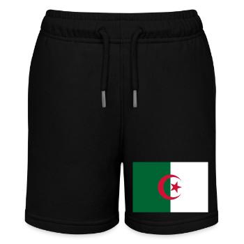 Algerien - Stanley/Stella Teenager Bio-Joggingshorts MINI BOLTER - Schwarz - Vorne