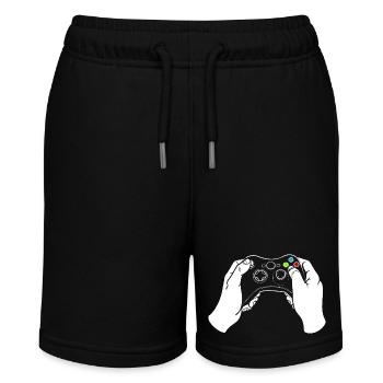 Gaming Controllers - Stanley/Stella MINI BOLTER Organic Teen Jogging Shorts - black - Front